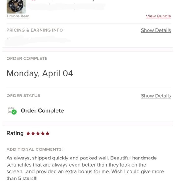 Liberty of London Art Fabric Scrunchie Nordic Daisy Black and White Floral - Picture 8 of 9